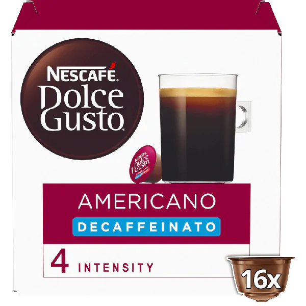 Americano Decaf Coffee Pods NESCAFE Dolce Gusto