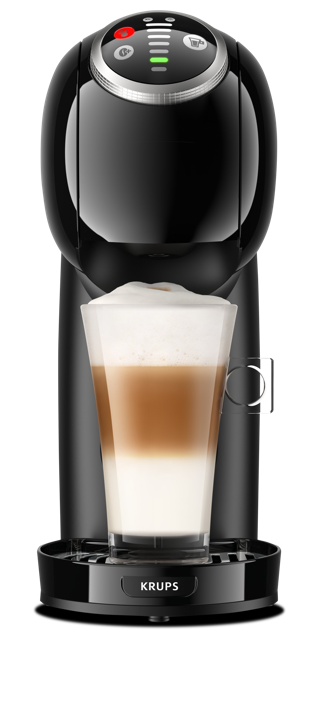 Black Krups coffee machine