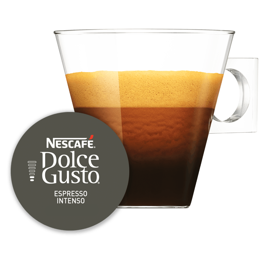 Espresso Intenso NESCAFÉ® Dolce Gusto® Capsule and Cup