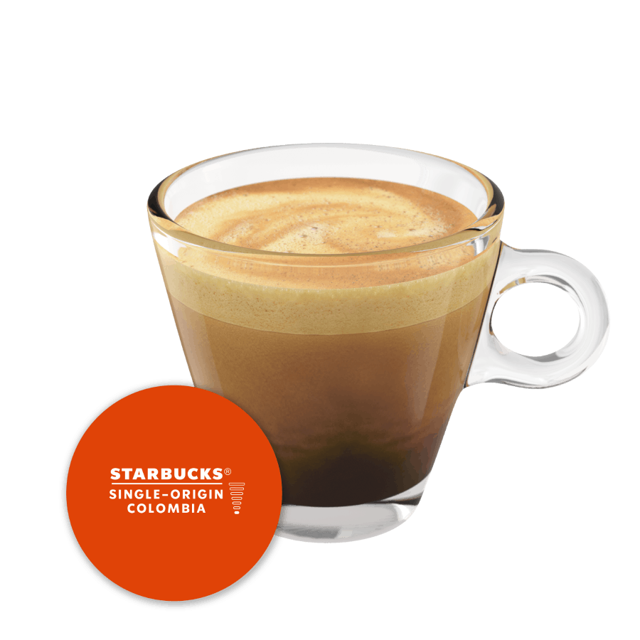 STARBUCKS® Single-origin Colombia Espresso NESCAFÉ® Dolce Gusto® Capsule and Cup