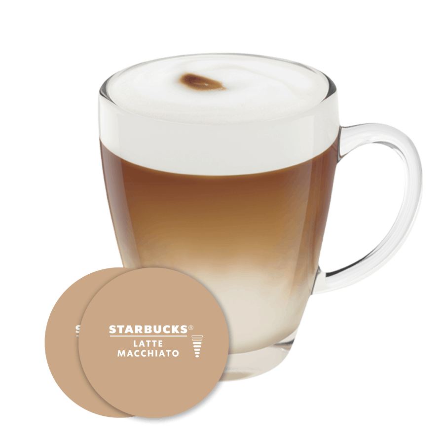 STARBUCKS® Latte Macchiato NESCAFÉ® Dolce Gusto® Capsule and Cup