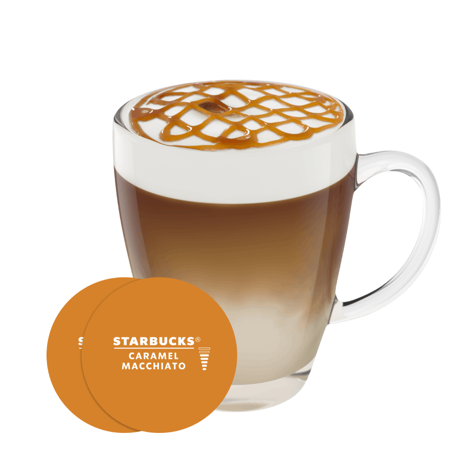 STARBUCKS® Caramel Macchiato NESCAFÉ® Dolce Gusto® Capsule and Cup